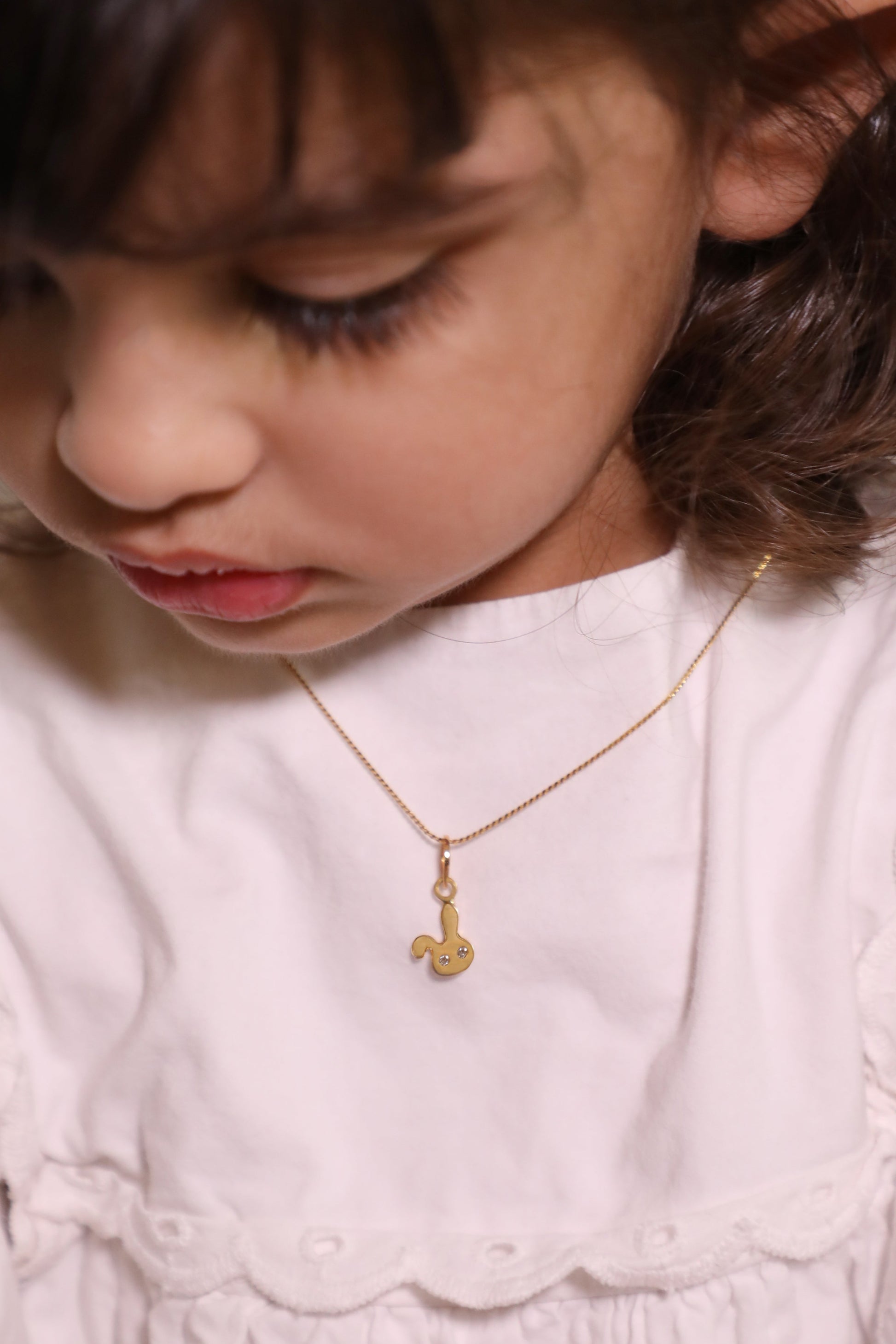 Kids Bunny Charm Pendant