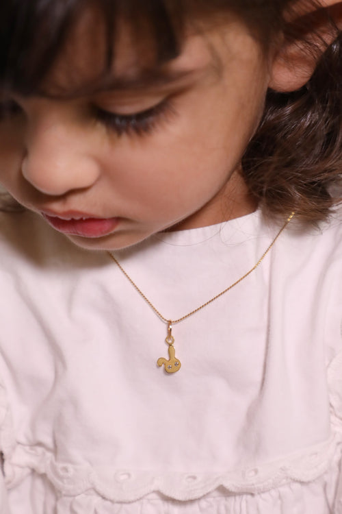 Kids Bunny Charm Pendant