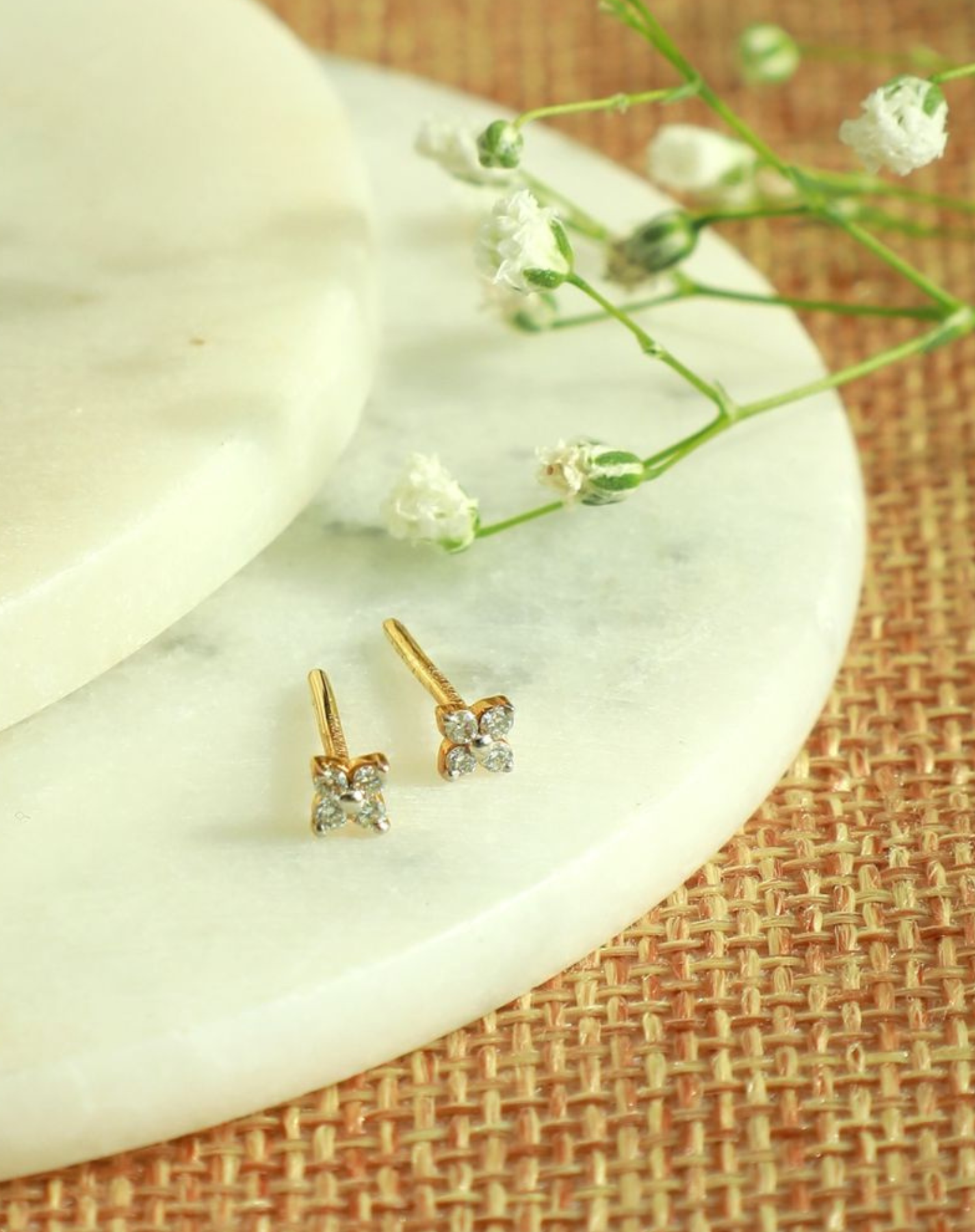 Kids Bloom Diamond Studs